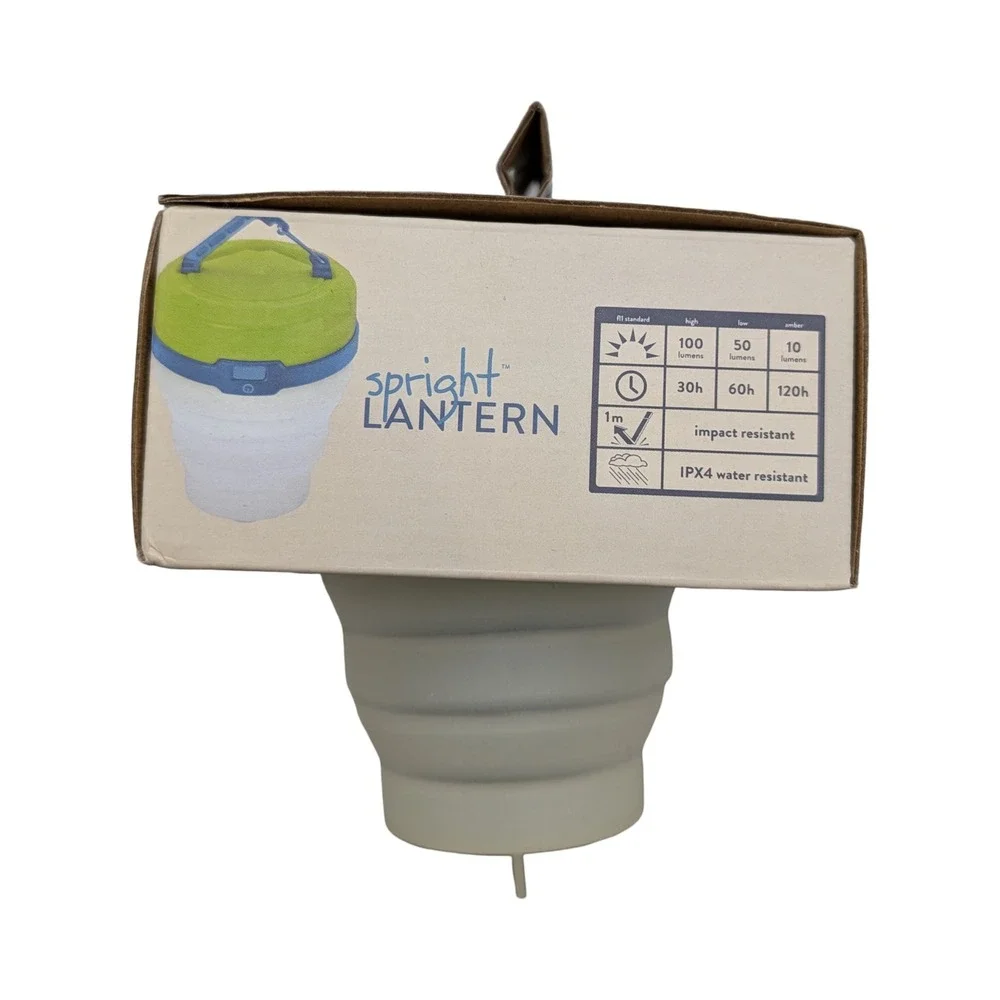 UST Spright Lantern LED Collapsible Camping Light Green Blue 100 Lumens NEW NIB